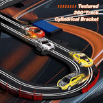 Slot Car Race Track 1:43 Scale For Kids Led Tracks Electric Powered Dual Racing 4 Cars With Headlights Toy Big Track Sets Gift For Boys Children 6+ Years Old