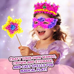 Princess Crafting Kit for Kids Age 4-8, Arts and Craft Set for Girls