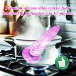 7.6 Inch Monster Octopus Tentacle Dildo For Women Lesbian, 2" Wide Silicone Realistic Dragon Dildos Animal Short Thick Anal Dildo For Gay, Fantasy Pink Alien Dildos Suction Cup Adult Sex Toy For Men