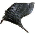 Strapon Face Neck Bound Leather - Head Harness Slave Restraint Black Leather No Pungent Smell Corset Muzzle Posture Bdsm Unisex Bondage Kit (18 Inches Neck Round, Black)