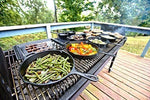 Cast Iron Round Griddle, Pre-Seasoned, 10.5-inch