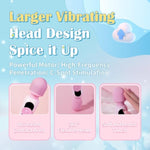 Huge Vibrator Magic Wand Massager Lcd Display Pink Whale Waterproof Clitoral Stimulator Vibrators For Women With 56 Pleasure Modes Female Wand Vibrator Adult Sex Toys