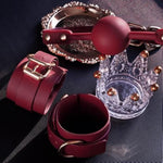 Bdsm Restraints Sex Toys Bondage Restraints Set Fetish Bed Restraints Kits For Beginners,Bondage Kit For Couples Sex (10Pc Red)