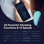 Span Vibrating Panty, App Controlled, Adult Sex Toys For Women, 20 Vibrating Modes, Wearable Vibrator, Sexual Pleasure Tools For Women, Clitoris Vibrator For Women Blue