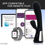 Fuse Interactive Dual Stimulation G-Spot Vibrator And Clitoral Stimulator - Women Essentials - Bluetooth App-Controlled Remote Control Vibrator - Body-Friendly, Waterproof, Led Light