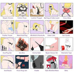 Sex Toys Bdsm Restraints Dildo, 36Pcs Kit Bondage Gear And Accessories For Adult Women And Couples (Blcak)