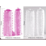 Sex Finger Sleeves Clitoris Vibrator Stimulator Vagina Sex Toys For Woman