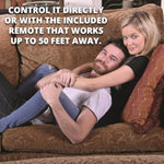 Adam's Rechargeable Dildo with Wireless Remote Control for Women and Couples - Realistic Vibrator with Suction Cup Base