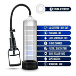 Performance Vx3-9 Inch Penis Enlargement Male Enhancing Pump - Advanced Pull Handle For Max Suction - Soft Sleeve For A Tight Comfortable Seal - Masturbation - Better For Enhancement