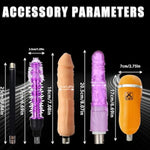 Sex Machines Thrusting Dildo Machines & Devices Infinitely Variable Speed With Anal Sex Toy Attachment 3Xlr Connectors Erotic Games For Single And Couple Masturbation (Set 1)