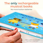Calis Books Jewish Sound Book - Hanukkah For Children, Celebrate Jewish Holidays With Six Traditional Songs In Hebrew, Shabbat, Hanukkah, Rosh Hashanah, Purim, Passover
