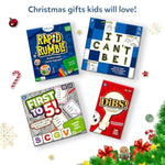 Card Game - Dibs, Fast-Paced Trivia Game, Fun & Educational Game For Family, Friends, And Parties, Quick Thinking, 10 Categories, Gifts For Kids, Teens, And Adults Ages 8, 9, 10 & Up