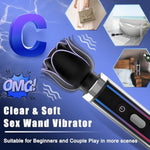 Rose Vibrator Wand Massager Sex Toys For Women And Men, Sex Wand Mini Vibrator Clitoral Nipple Stimulator Adult Toys With 10 Powerful Vibration Modes G Spot Perineum Vibrating For Couple Play