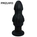 Liquid Silicone Butt Plugs Anal Sex Toys Flexible Anal Plugs Trainer Sex Toy With Strong Suction Cup Super Soft Anal Stretcher Trainer Anal Toy Waterproof Anal Trainer Anal Dildo (L)