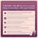 Couples Card Deck – 40 Conversation Starters + Live Challenge – Relationship Game For Adults, Romantic Date Night Game, Anniversary & Wedding Gift, Marriage & Therapy Tool