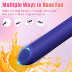Mini Bullet Vibrator-Kh Adult Toys App Control Jumping Egg Female Sex Toys With 10 Vibration Modes Lipstick G Spot Dildo Clitoral Portable Vibratos Long Distance Discreet Vibrator For Women & Couples