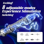 Metal Electro Stim Anal Prostate Estim for Men Electric Shock Butt Plug SM