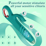 Thrusting Vibrator Dildo Sex Toys For Women- Realistic Dildos G Spot Anal Stimulation With 10 Powerful Vibration 10 Thrust Modes, Rabbit Vibrators Adult Toys For Women And Couple, Green