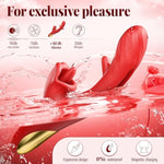Vibrators Adult Sex Toys For Women, Tongue Dildo Rose Sex Toy With 7 Licking & Flapping Modes, 7 Vibrations Thrusting Vibrator, G Spot Vibrator Clit Stimulator Adult Sex Toys Couple Sex Toy