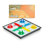 Ludo Magnetic Folding Travel Board Game Set - 9.75 Inches
