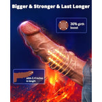Penis Sleeve Vibrator, Ultra-Realistic Sex Toys For Men With 10 Vibration Modes, Medical-Grade Silicone Cock Sleeve Penis Extender, Male Sex Toy With Silent Design, Versatile Adult Toys For Couples