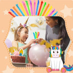 32 Pcs Mini Unicorn Bubble Wands for Kids, Party Favors & Goodie Bag Stuffers