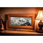 Medium Alder Wood Clear Liquid Moving Sand Art Picture by Sandscape Art