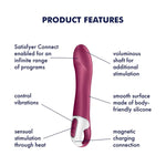 Big Heat Connect App Vibrator Sex Toy | Adult Toys For Women | Best G-Spot Clit Stimulation | Vibrating Sexual Pleasure Device | Stimulation Vibrators | Female Wellness Tools | Woman Sextoy