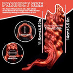 Dragon-Shaped Adult Penis Sleeve Pennis Extender Cock Sleeve,Silicone Penis Sleeve Extender Sex Toys,Delay Ejaculation Penis Time Expand,Suitable For Sex Toys Intimate Play With Couples (T404-F)