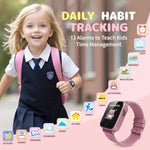 Kids Watches For Girls Toys Age 4-12, Smart Watch For Kids With Camera, 26 Puzzle Games, Alarm Clock, Pedometer, Audiobook, Learn Card, Toddler Watch Birthday Gift For 8 9 10 Year Old Girl