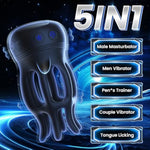 Male Sex Toys For Men, Male Masturbator Penis Vibrator With 10 Vibration & Licking Modes & 3 Motors, Mens Vibrator For Penis Clit Nipple Stimulator, Adult Sex Toy For Men Women Couples