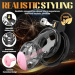 Male Chastity Cage Cock Devices - Soft Silicone Small Mens Penis Chastity Cages ?Multi-Size Adaptation Micro Male Chastity Device? Dry And Airy Chastity Cage Lock For Home Travel Work