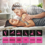 Sex Dice Naughty Date Night Dice For Couples, Fun & Intimate Dice Set With 6 Sex Positions Dice And 6 Romantic Love Locations Dice, Sex Toys For Couples Anniversary Valentines Day Gifts For Him/Her
