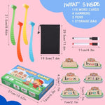 Sight Word Games, 110Pcs Flash Cards Sight Word Swat, Whack A Mole Educational Flash Card Games For Kids Kindergarten Preschool Educational Supplies
