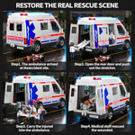Ambulance Toy For Boys 3 4 5 6 7 8 Years Old : Friction Powered Truck Toys With Light And Sound Gifts For Girls Age 3-12 | Emergency Vehicle Kids Toys | Play & Learn Toy