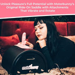 Original Ride-On Sex Machine - Dildo Mount Includes Link Remote App Controlled Vibrator, Rotation & Vibration Machine With 4 Attachments And 11 Settings Sex Toys For Couples, Men, Women