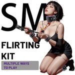Sex Bondage Kits, Bdsm Restraint Toys 10 Pcs, Handcuffs, Ankle, Cuffs, Clamps, Ball Gag, Blindfold, Rope, Leather, Restraints Set, Sm Beginner Role Play Toy, Bdsm Kits (Purple-10Pcs)