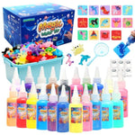 Water Squishy Toy Making Kit for Kids - Magic Water Elf Toy Kit with 22 Gels & 14 Molds