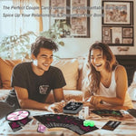 Sex Game For Adults - 42 Romantic Bedroom Cards With Sex Positions, Challenges -Includes Blindfold, Spin Wheel, Dice - Sex Position Cards Game Sex Game For Date Night, Couple Games, Date Night Ideas