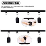Bdsm Bondage Restraints Kit Toys For Couples King Bed Sex Ties For Ankles And Wrists For Queen Size Bed Restraints Straps Adult Play Bed Restraints Sex Adults Bondaged Handcuffs For Bedroom Sweater