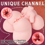 Sex Doll Male Masturbator, 2.1 LBS Portable Sex Doll for Men with Pussy Vaginal Boobs, Small Sex Dolls Pocket Pussy for Men, Realistic Male Adult Sex Toy for Male