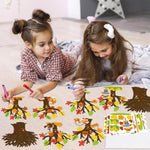 32 Pack Thanksgiving Tree of Thanks Craft Kits for Kids, DIY Hanging Ornaments