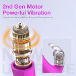 Vibrator For Women, Little Lucky Sex Toy Rabbit Thrusting G-Spot Vibrator, Body-Safe Silicone Ipx6 Waterproof With 3X7 Vibration Modes Dildo For Couples