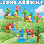 Magnetic Blocks, 100Pcs Magnetic Building Blocks To Build A 3D World, Stem Sensory Construction Stacking Magnet Blocks Toy For Kids Ages 3+, Boys And Girls Christmas Birthday Gifts