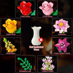 Flowers Bouquet Building Set, 765Pcs Wildflower Botanical Collection Kit, Artificial Plant Floral Toy For Adults Women Kids Girls, Home Office Decor Gift For Christmas, Valentine'S Day, Mother'S Day
