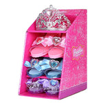 Girls Play Set! Princess Dress Up Shoes And Tiara (3 Pairs Of Shoes + 1 Tiara) Role Play Collection Fashion Princess Shoe For Little Girls