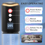 Male Masturbator Electric Penis Pump Adult Male Sex Toys For Men?Automatic Penis Vacuum 8 Suction Intensities Rechargeable Enlargement Pennis Extender, Air Pressure Device
