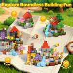 Magnetic Building Blocks Stem Toy For Kids 3+ Toddler Educational Construction Gift For Boys & Girls (Forest-200Pcs)