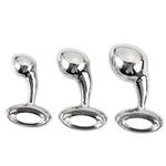 Massage Pure G Spot Double Head Anal Plug Stainless Steel Pleasure For Male Female Couple Masturbation Stick Anal Sex Toy 3.15 Inch