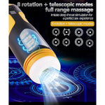 Masturbator App Controlled Sex Machine, Male Masturbator Cup With 8 Thrusting And Rotating, Adult Sex Toys With Realistic Textured